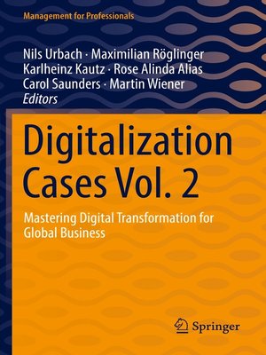 cover image of Digitalization Cases Volume 2